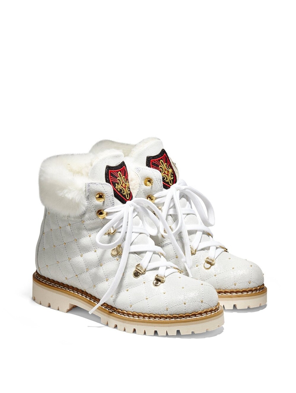 GORSUCH Colby Quilted Suede Hiker Winter Snow Boot 38